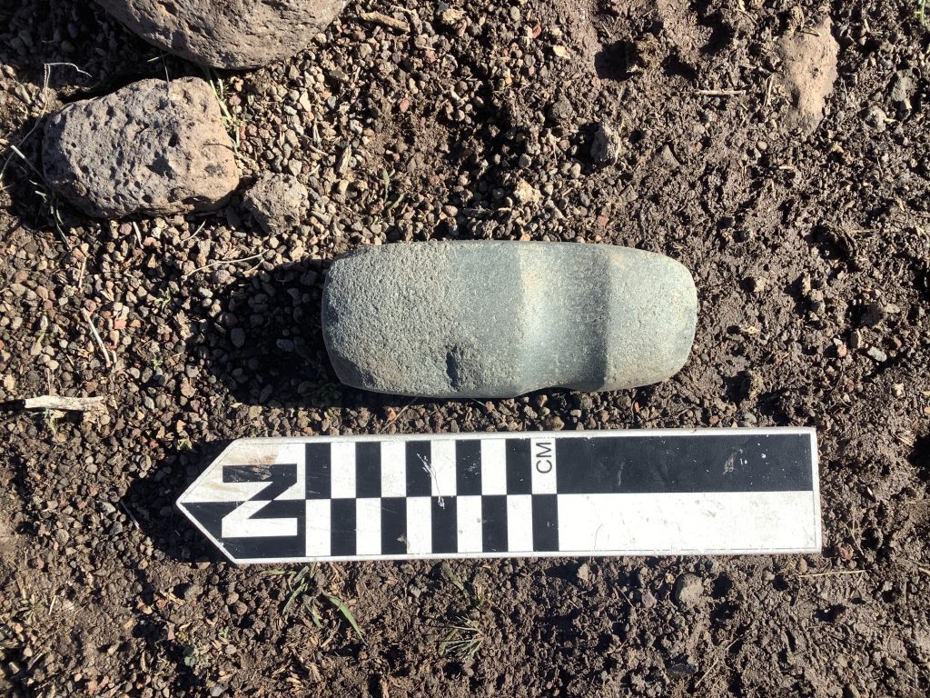 Ground stone axe